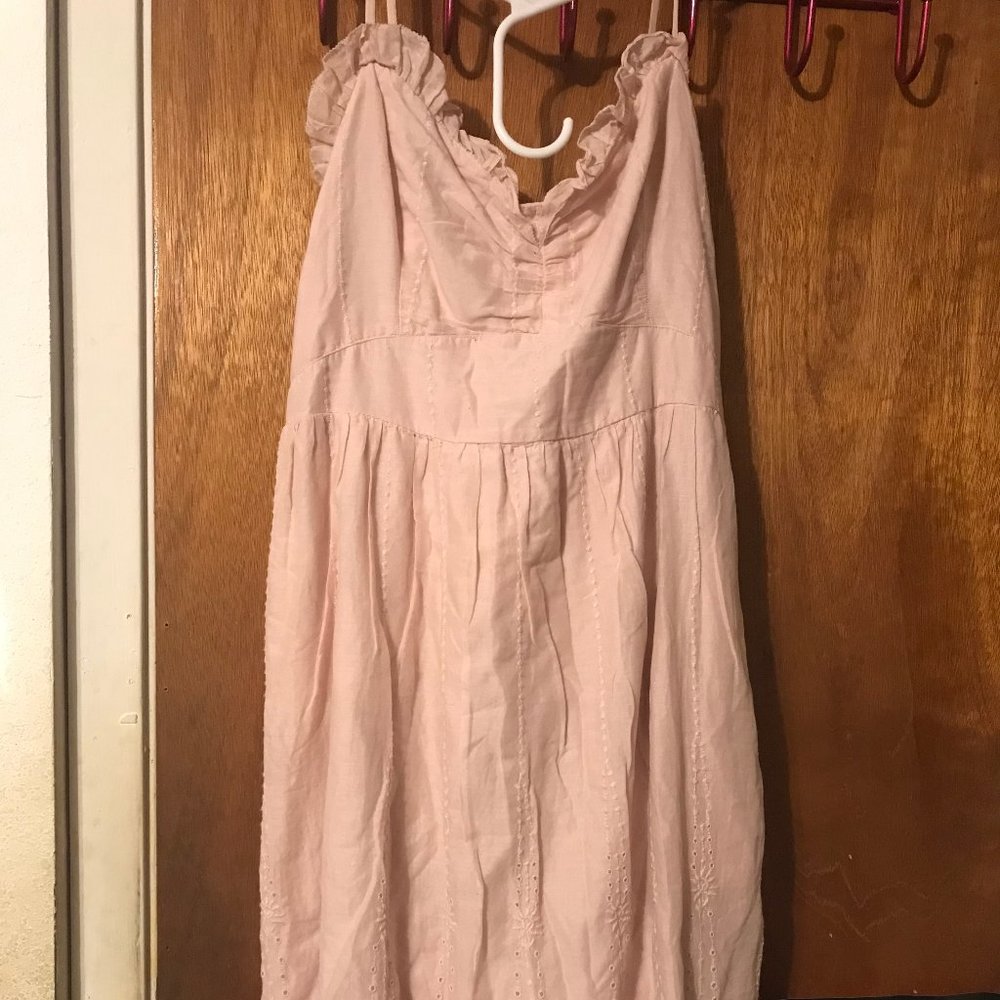 Abercrombie & Fitch Light Pink Dress Size Large